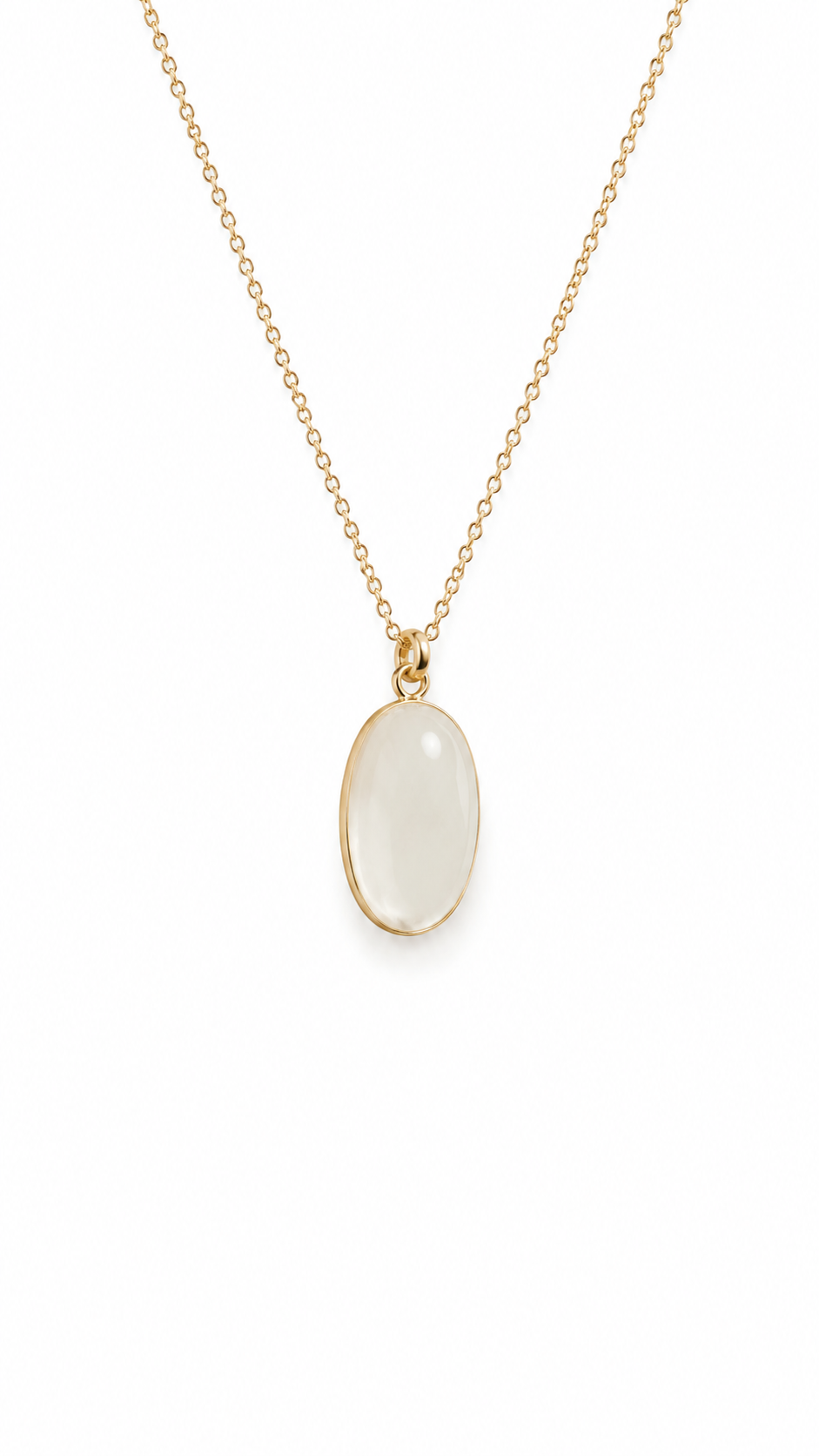 Earth Muse Collection — Moonstone Jade Pendant Necklace