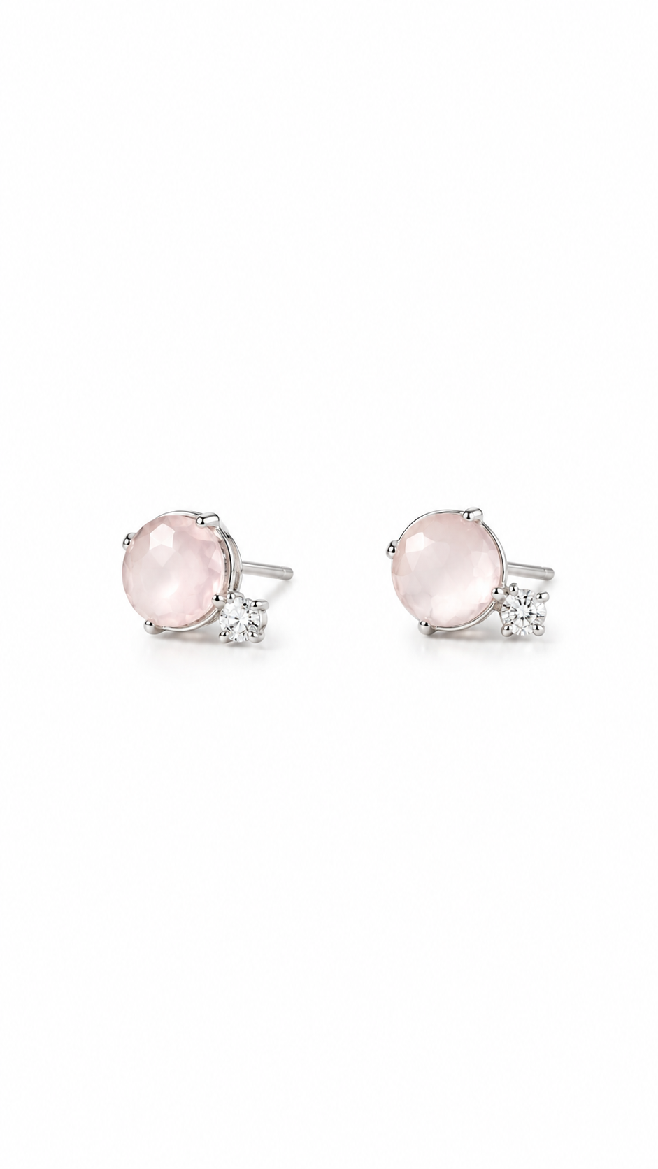 Serenity Collection — Blush Glow Stud Earrings